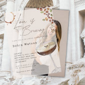 Liefde is het brouwen van modern Vrijgezellenfeest Vellum Uitnodigingen