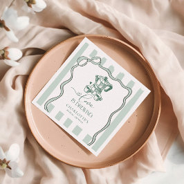 Liefde is het brouwen van moderne koffie Vrijgezel Servet