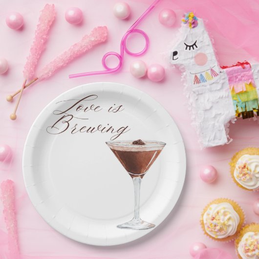 Liefde is het brouwen van papier Bord (Feest)
