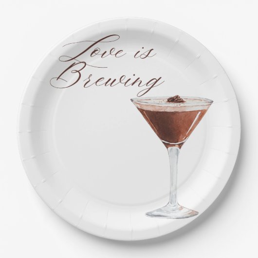 Liefde is het brouwen van papier Bord (Voorkant)