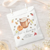 Liefde is het brouwen van Pumpkin Coffee Vrijgezel Bedankzakje (Geknipt)