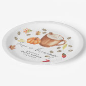 Liefde is het brouwen van Pumpkin Coffee Vrijgezel Papieren Bordje (Gekanteld)