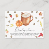 Liefde is het brouwen van Pumpkin Latte Display br Informatiekaartje (Voorkant)