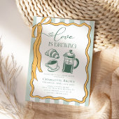 Liefde is het brouwen van Scribble Coffee Vrijgeze Kaart