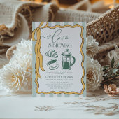 Liefde is het brouwen van Scribble Coffee Vrijgeze Kaart