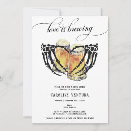 Liefde is het brouwen van skelet Hands Beer Vrijge Kaart