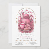 Liefde is het brouwen van  Tea Party Vrijgezellenf Kaart (Voorkant)