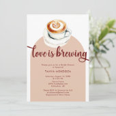 Liefde is het brouwen van Terracotta Vrijgezellenf Kaart (Staand voorkant)