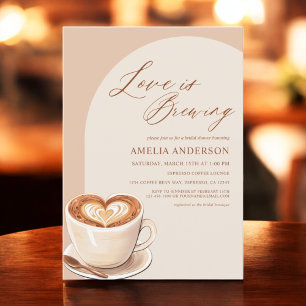 Liefde is het brouwen van Trendy Arch Coffee Vrijg Kaart