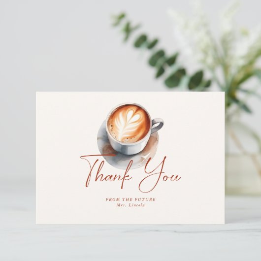 Liefde is het brouwen van Vrijgezellenfeest bedank Kaart (Staand voorkant)