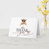 Liefde is het brouwen van Vrijgezellenfeest bedank Kaart (Gele Bloem)