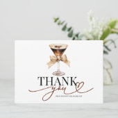 Liefde is het brouwen van Vrijgezellenfeest bedank Kaart (Staand voorkant)