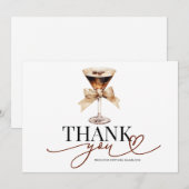 Liefde is het brouwen van Vrijgezellenfeest bedank Kaart (Voorkant / Achterkant)