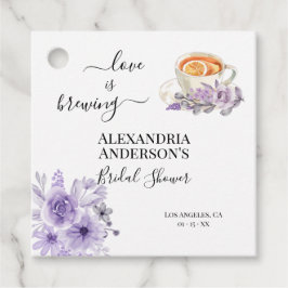 Liefde is het brouwen van Vrijgezellenfeest bloeme Bedankjes Labels