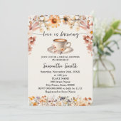 Liefde is het brouwen van Vrijgezellenfeest Coffee Kaart (Staand voorkant)