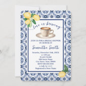 Liefde is het brouwen van Vrijgezellenfeest Coffee Kaart (Voorkant)