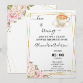 Liefde is het brouwen van Vrijgezellenfeest Floral Kaart (Voorkant / Achterkant)