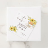 Liefde is het brouwen van Vrijgezellenfeest groen  Bedankjes Labels (In situ)