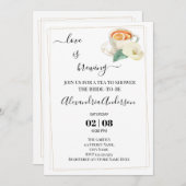 Liefde is het brouwen van Vrijgezellenfeest groen Kaart (Voorkant / Achterkant)