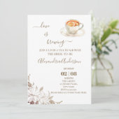 Liefde is het brouwen van Vrijgezellenfeest Kaart (Staand voorkant)