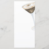 Liefde is het brouwen van Vrijgezellenfeest menu (Achterkant)