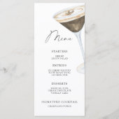 Liefde is het brouwen van Vrijgezellenfeest menu (Voorkant)