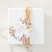 Liefde is het Brouwen van Wilde Bloem Thee voor ee Bedankjes Labels (In situ)