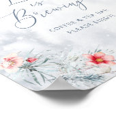 Liefde is het brouwen van wintersneeuw Vrijgezelle Poster (Hoek)