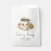 Liefde is het bruisen Bruidsmeisjesfeestje koffie Bedankzakje (Voorkant)