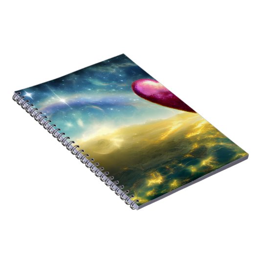 Liefde is het centrum van het scheppingsjournaal notitieboek (Rechterzijde)