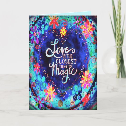 Liefde is het dichtstbijzijnde ding van Magische i Kaart (Voorkant)