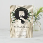 Liefde is het enige dat er bruiloft is kaart (Staand voorkant)