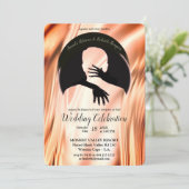 Liefde is het enige dat er bruiloft is kaart (Staand voorkant)