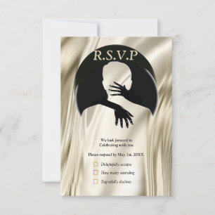 Liefde is het enige dat er een RSVP-kaart is RSVP Kaartje