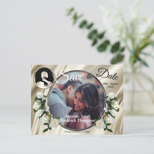 Liefde is het enige dat er is Save the Dates Aankondigingskaart (Staand voorkant)