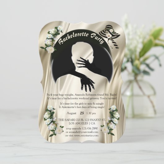 Liefde is het enige dat er is Weekend Bachelorette Kaart (Staand voorkant)