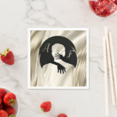 Liefde is het enige dat er Napkins is Servet (Insitu)