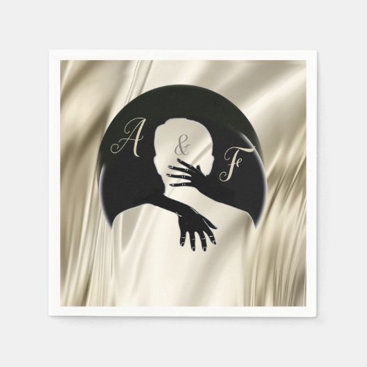 Liefde is het enige dat er Napkins is Servet (Voorkant)