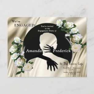 Liefde is het enige dat er Verloving is Uitnodiging Briefkaart