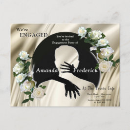 Liefde is het enige dat er Verloving is Uitnodiging Briefkaart