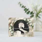 Liefde is het enige dat er Verloving is Uitnodiging Briefkaart (Staand voorkant)