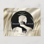 Liefde is het enige dat er Verloving is Uitnodiging Briefkaart (Voorkant)