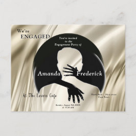 Liefde is het enige dat er Verloving is Uitnodiging Briefkaart