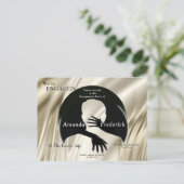 Liefde is het enige dat er Verloving is Uitnodiging Briefkaart (Staand voorkant)