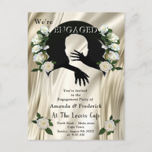 Liefde is het enige dat er Verloving is Uitnodiging Briefkaart