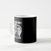 Liefde is het enige wat Sticker is Koffiemok (Voorkant links)
