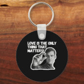 Liefde is het enige wat Sticker is Sleutelhanger (Voorkant)