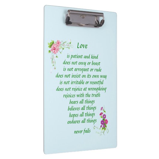 Liefde is het grootst - Klembord (Rechts)