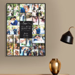 Liefde is het grootste avontuur bruiloft fotocolla canvas afdruk<br><div class="desc">Trouwfoto collage canvas met de letters "Liefde is het grootste avontuur" en verder gepersonaliseerd met de bruid en bruidegom namen en trouwdatum. Fotocollage sjabloon toont automatisch uw bruiloft afbeeldingen in verticaal horizontale en vierkante formaten. Ontwerp wordt weergegeven in zwart-wit - als u de kleuren van de achtergrond en / of...</div>