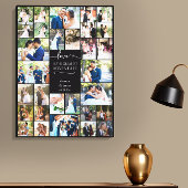 Liefde is het grootste avontuur bruiloft fotocolla canvas afdruk